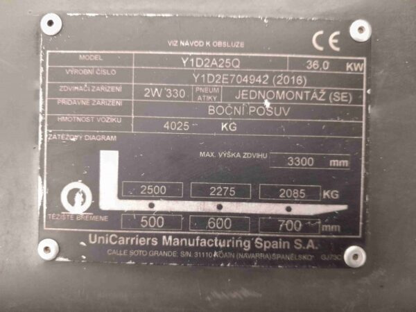 VZV NISSAN DX25 - Image 9